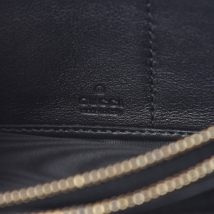 Gucci Patent Microguccissima Nice Zip Around Wallet Black 6 of 8