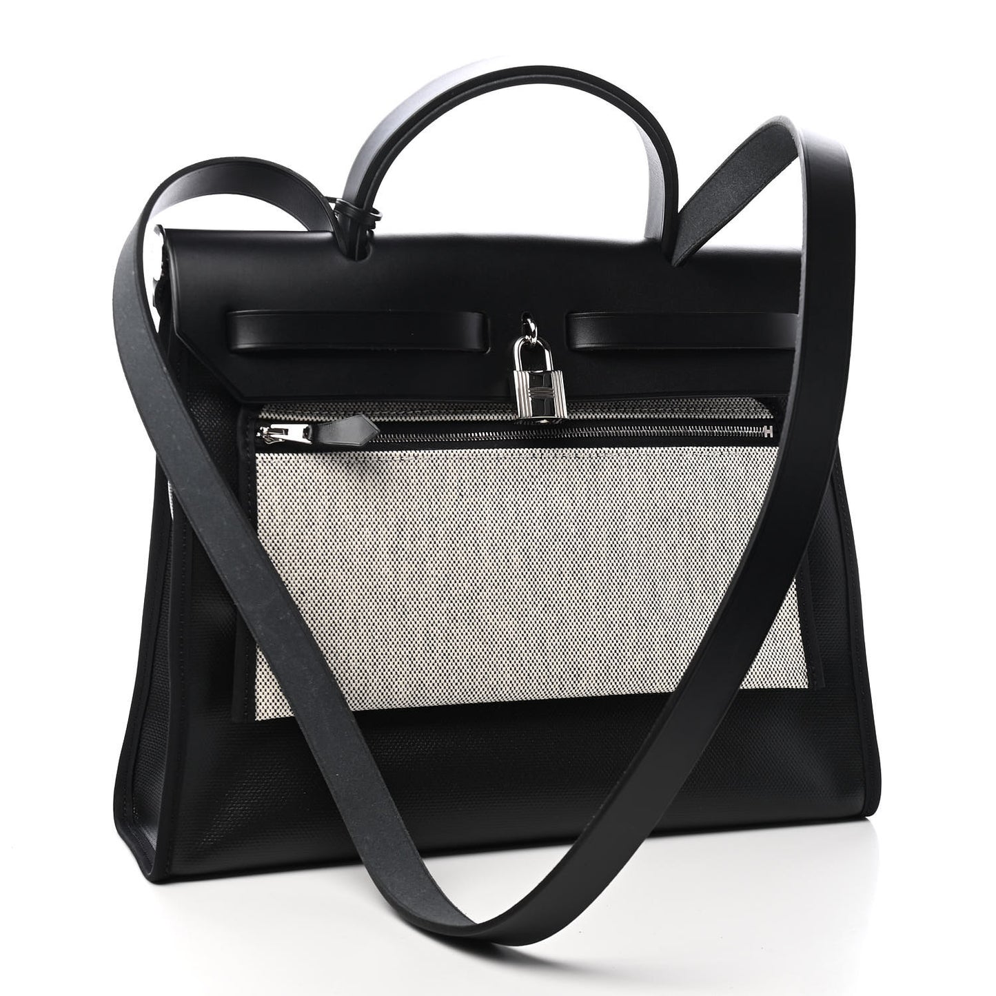 Toile H Berline Vache Hunter Herbag Zip PM 31 Black Ecru