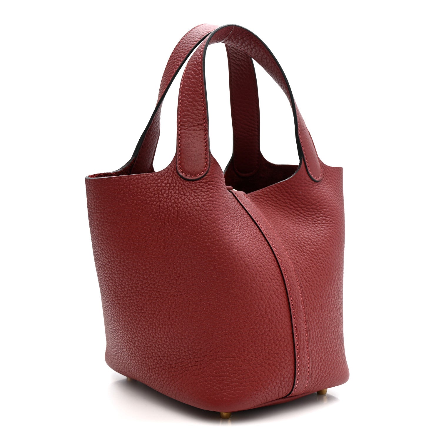 Hermes Taurillon Clemence Picotin Lock 18 PM Rouge H 3 of 11