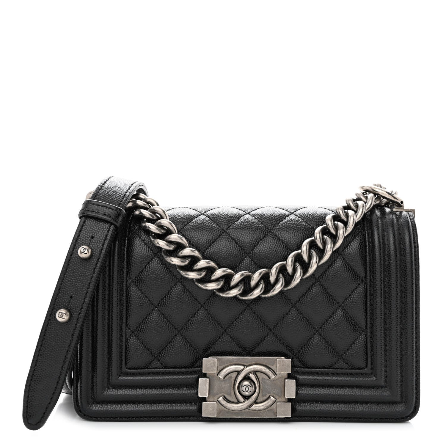 Chanel Caviar Quilted Small Boy Flap Black 1 of 11