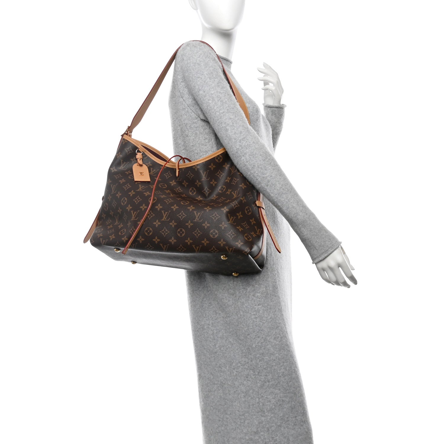 Louis Vuitton Monogram Carryall MM 2 of 9