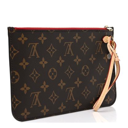 Louis Vuitton Monogram Neverfull MM GM Pochette Pivoine 3 of 6
