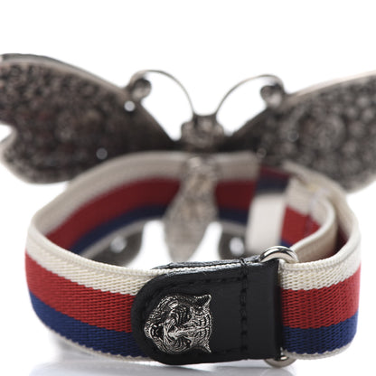Gucci Web Crystal Butterfly Bracelet 6 of 6