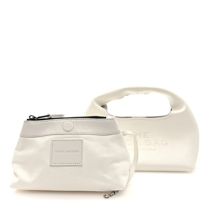 Marc Jacobs Grained Calfskin Mini The Sack Bag White 3 of 11