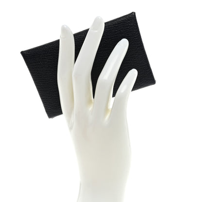Hermes Chevre Mysore Calvi Card Case Black 2 of 7