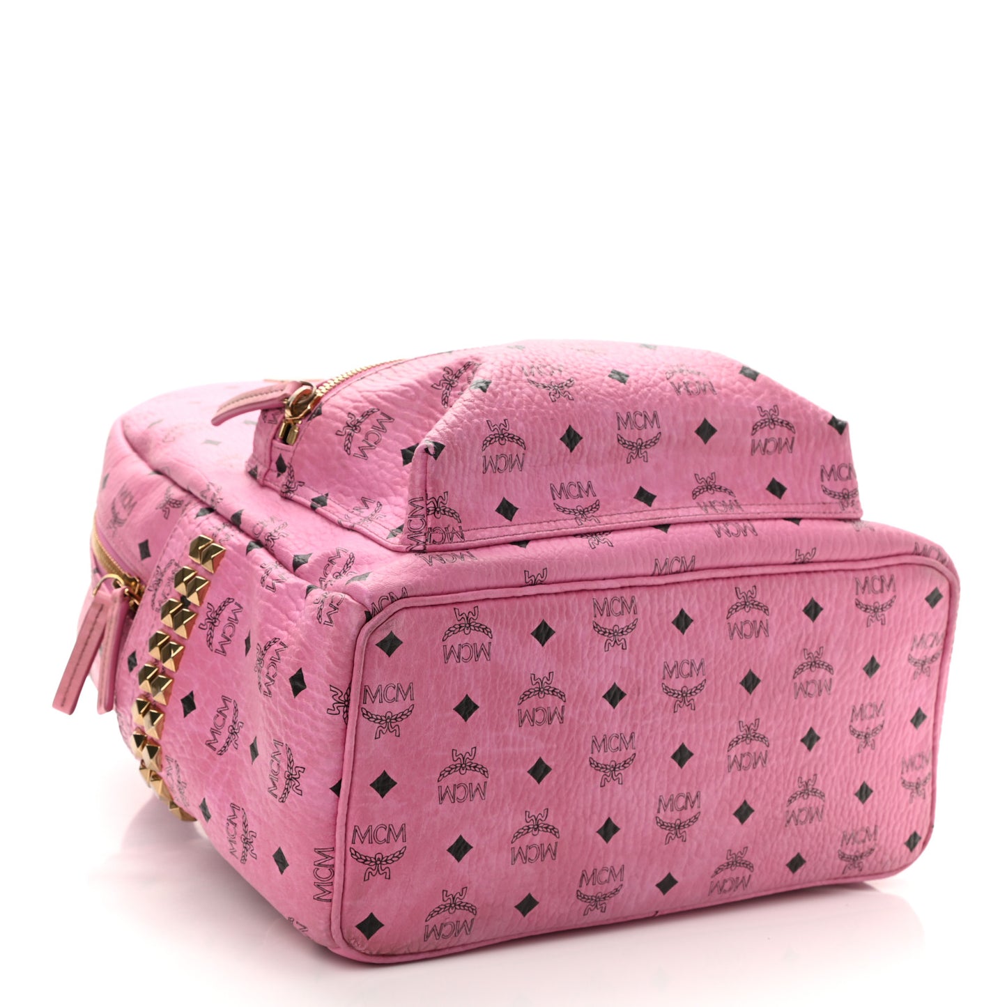 Visetos Medium Side Studs Stark Backpack Pink