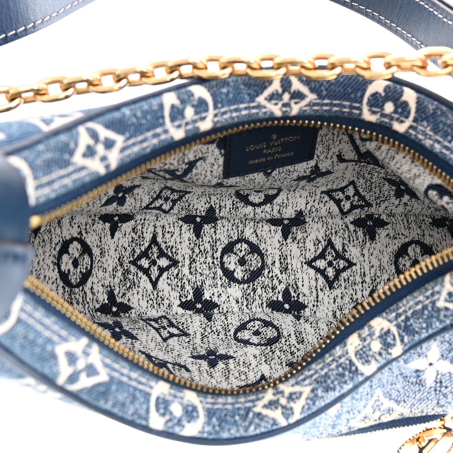 Monogram Jacquard Denim Loop Bleu