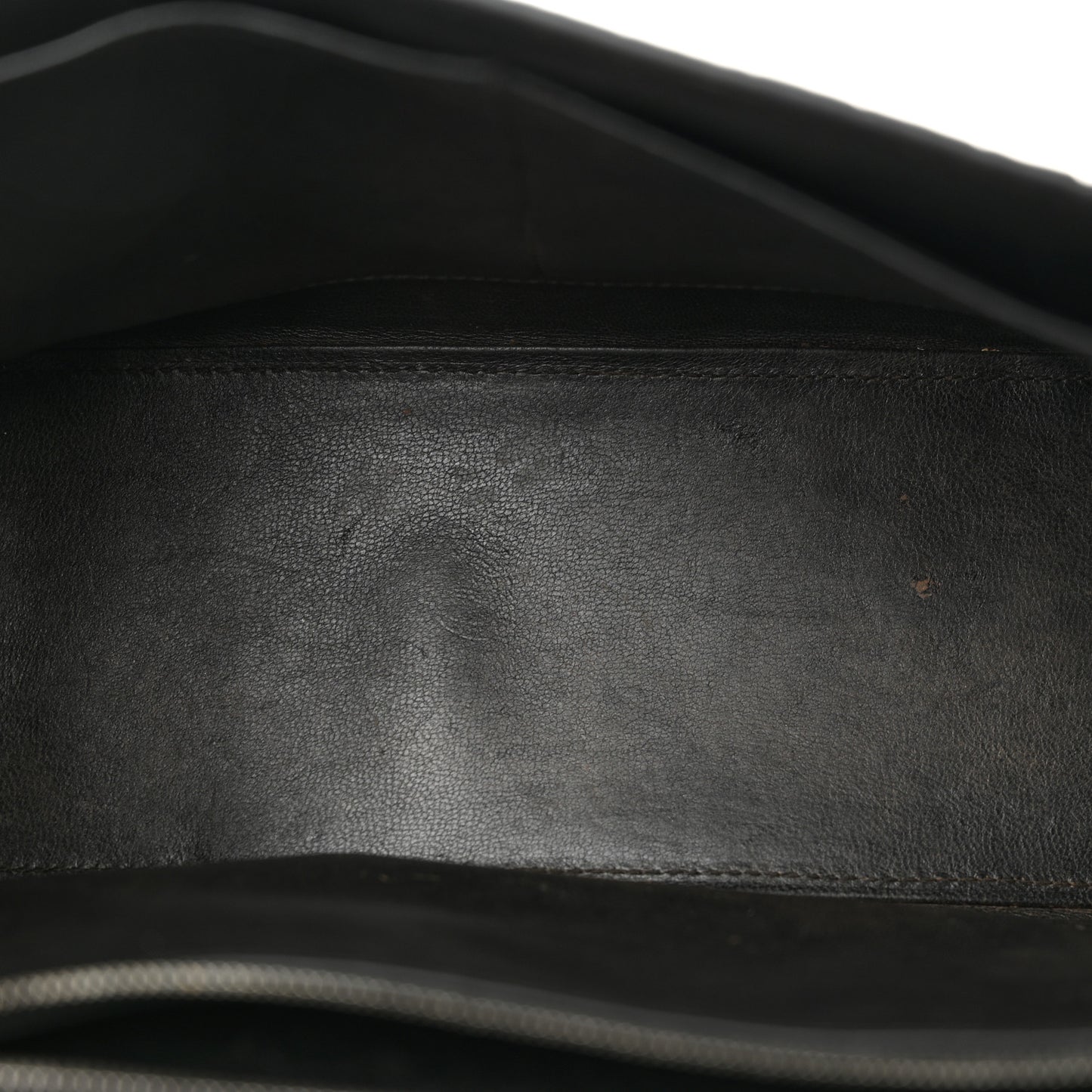Shiny Calfskin Monochrome Crocodile Embossed Medium Hourglass Top Handle Bag Black