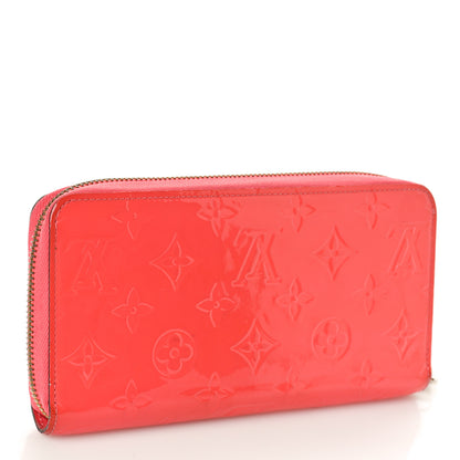 Louis Vuitton Vernis Zippy Wallet Rose Litchi 3 of 8