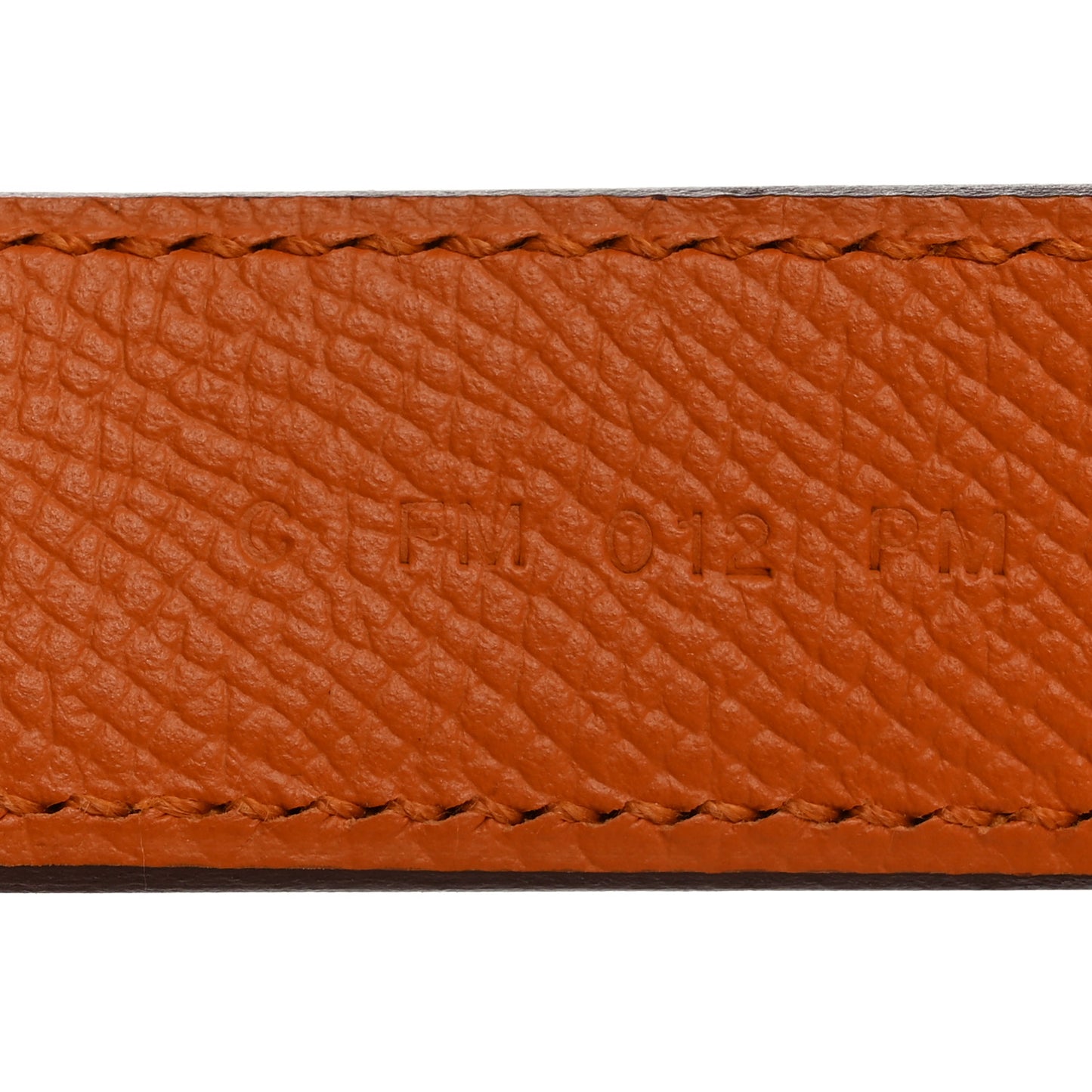 Epsom 25mm Tressage Shoulder Strap Orange Gold Rose Azalee
