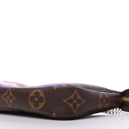 Louis Vuitton Monogram 2020 Christmas Animation Bumper Cars Mini Pochette Accessories Coquelicot 8 of 11