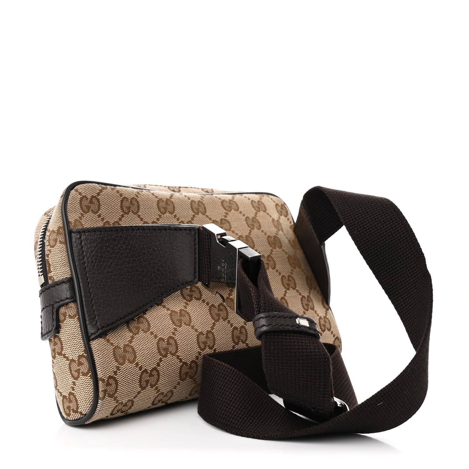 Gucci Monogram Belt Bag Dark Brown 3 of 11