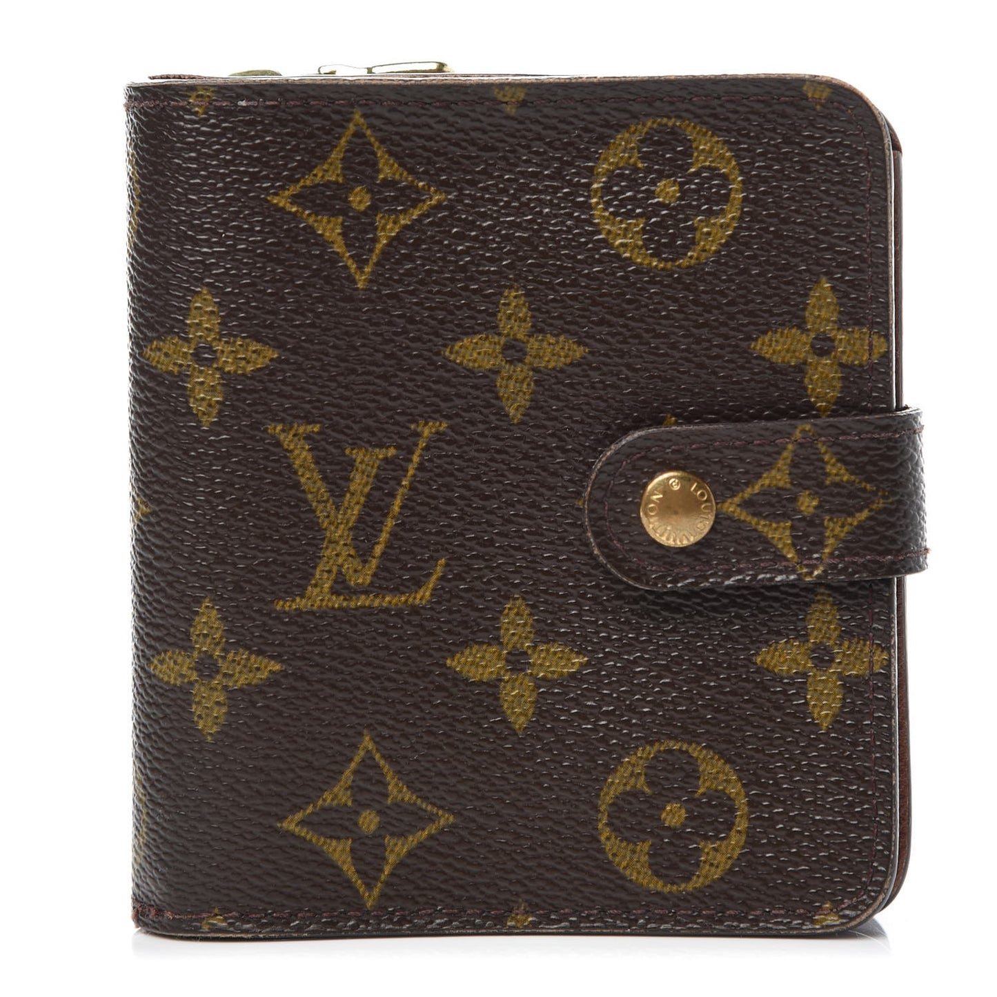 Monogram Compact Zippe Zipped Wallet