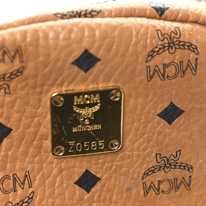MCM Visetos Medium Side Studs Stark Backpack Cognac 6 of 9
