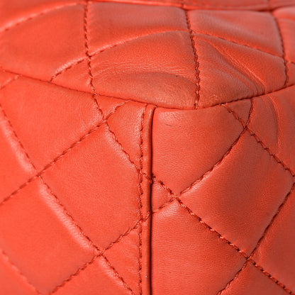 Chanel Lambskin Quilted XL Maxi Single Flap Red 14 of 16