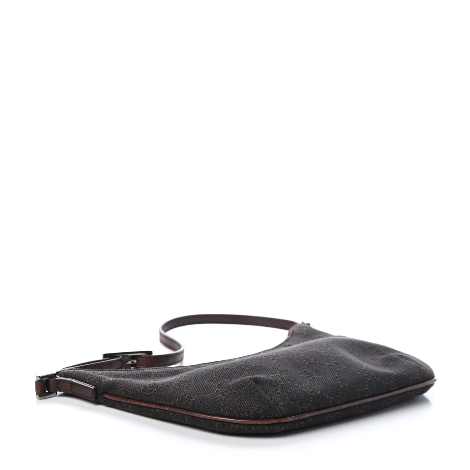 Gucci Monogram Pochette Dark Brown 3 of 5