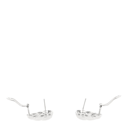Anita Ko 18K White Gold Croissant Earrings 3 of 5