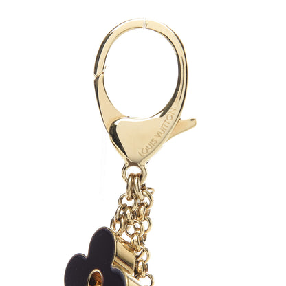 Louis Vuitton Fleur De Monogram Bag Charm Dore 3 of 6