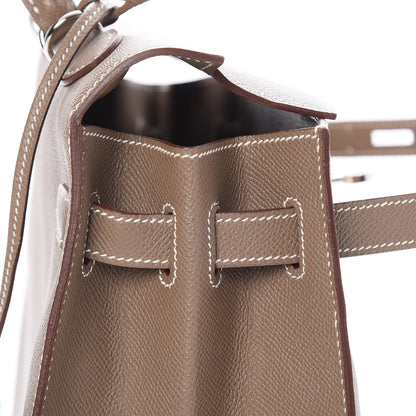 Hermes Epsom Kelly Sellier 35 Etoupe 27 of 34