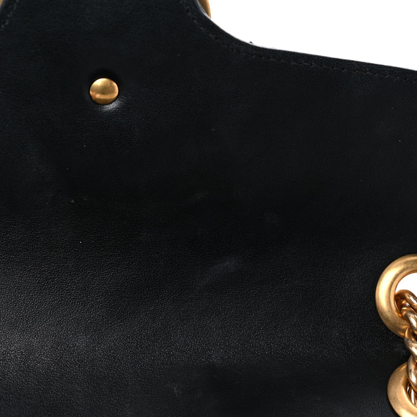 Calfskin Matelasse Small GG Marmont Shoulder Bag Black