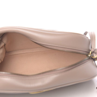 Gucci Calfskin Matelasse Small GG Marmont Chain Shoulder Bag Porcelain Rose 5 of 11
