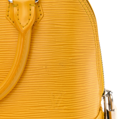 Louis Vuitton Epi Alma BB Citron 13 of 14