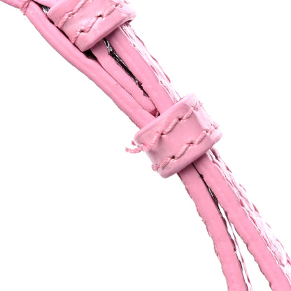 Balenciaga Shiny Calfskin Crocodile Embossed Small Hourglass Top Handle Bag Candy Pink 10 of 10