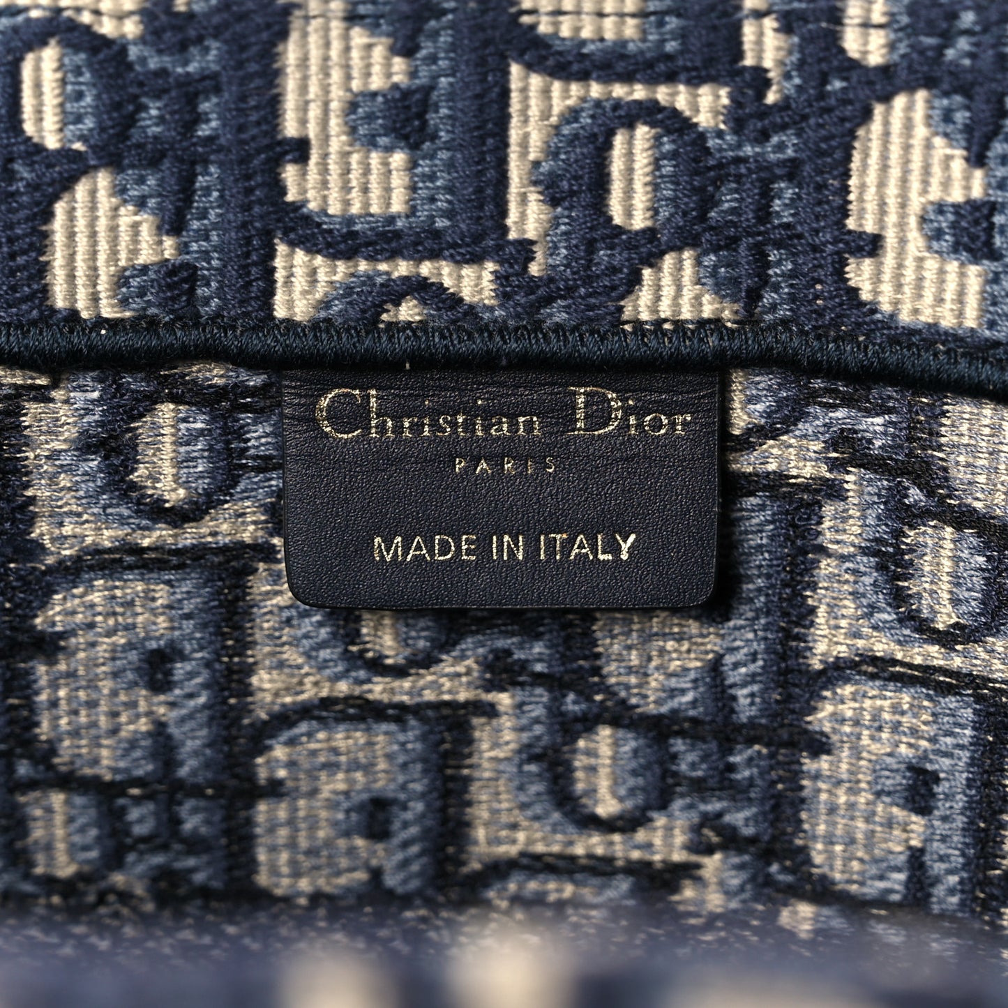 Oblique Medium Book Tote Blue Multicolor