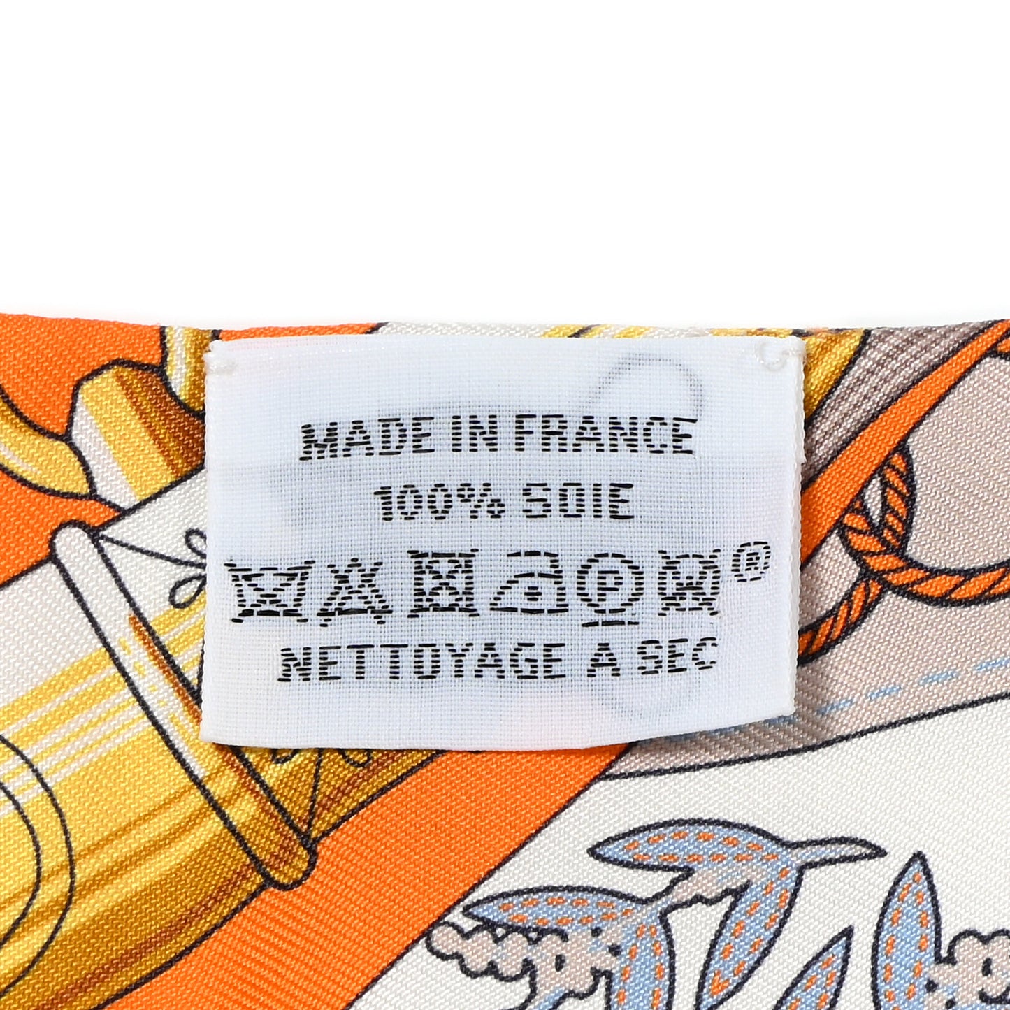 Silk Cliquetis Twilly Orange White Gold