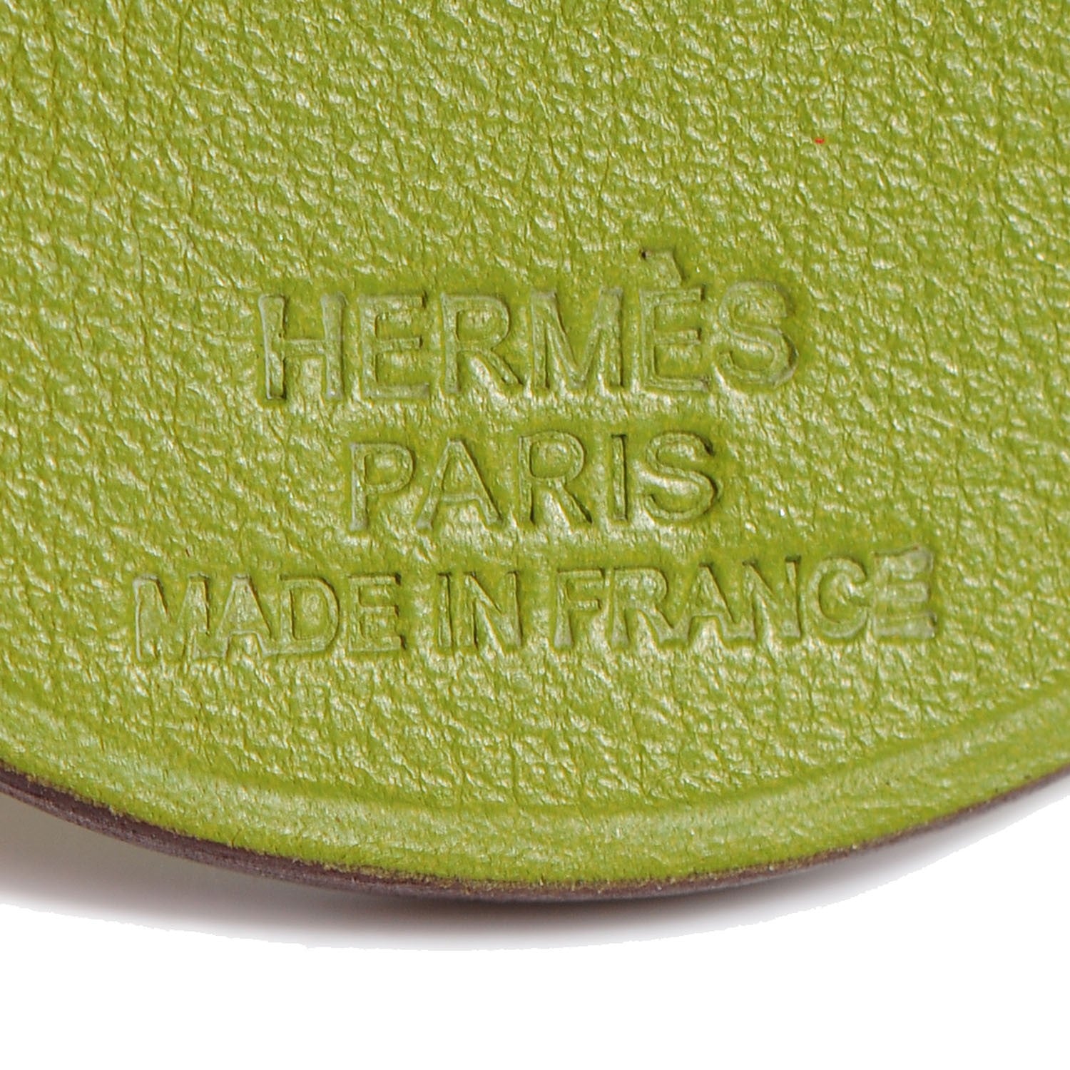 Hermes Veau Swift Serpent Key Chain Vert Anis 4 of 5