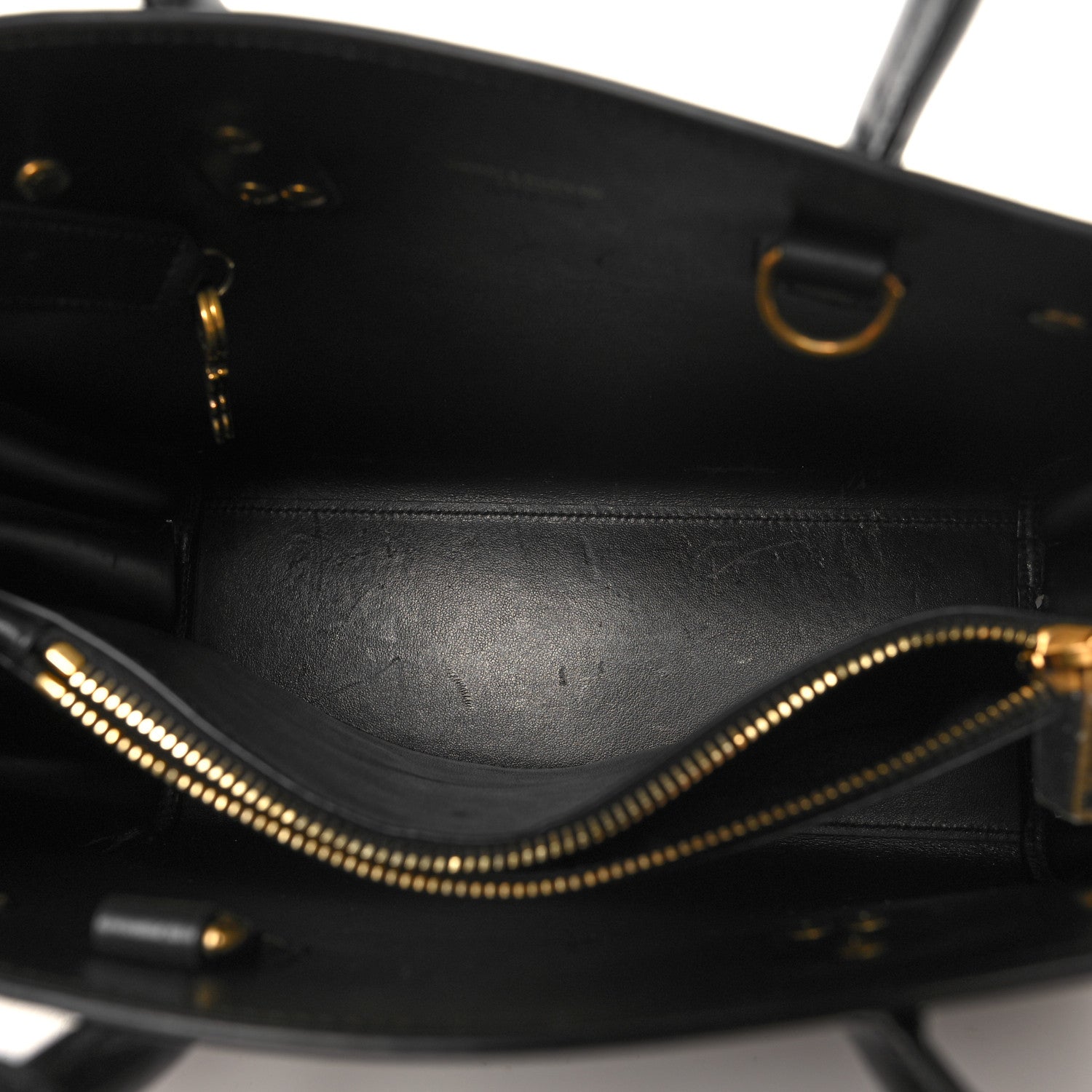 Saint Laurent Calfskin Baby Sac De Jour Black 5 of 12