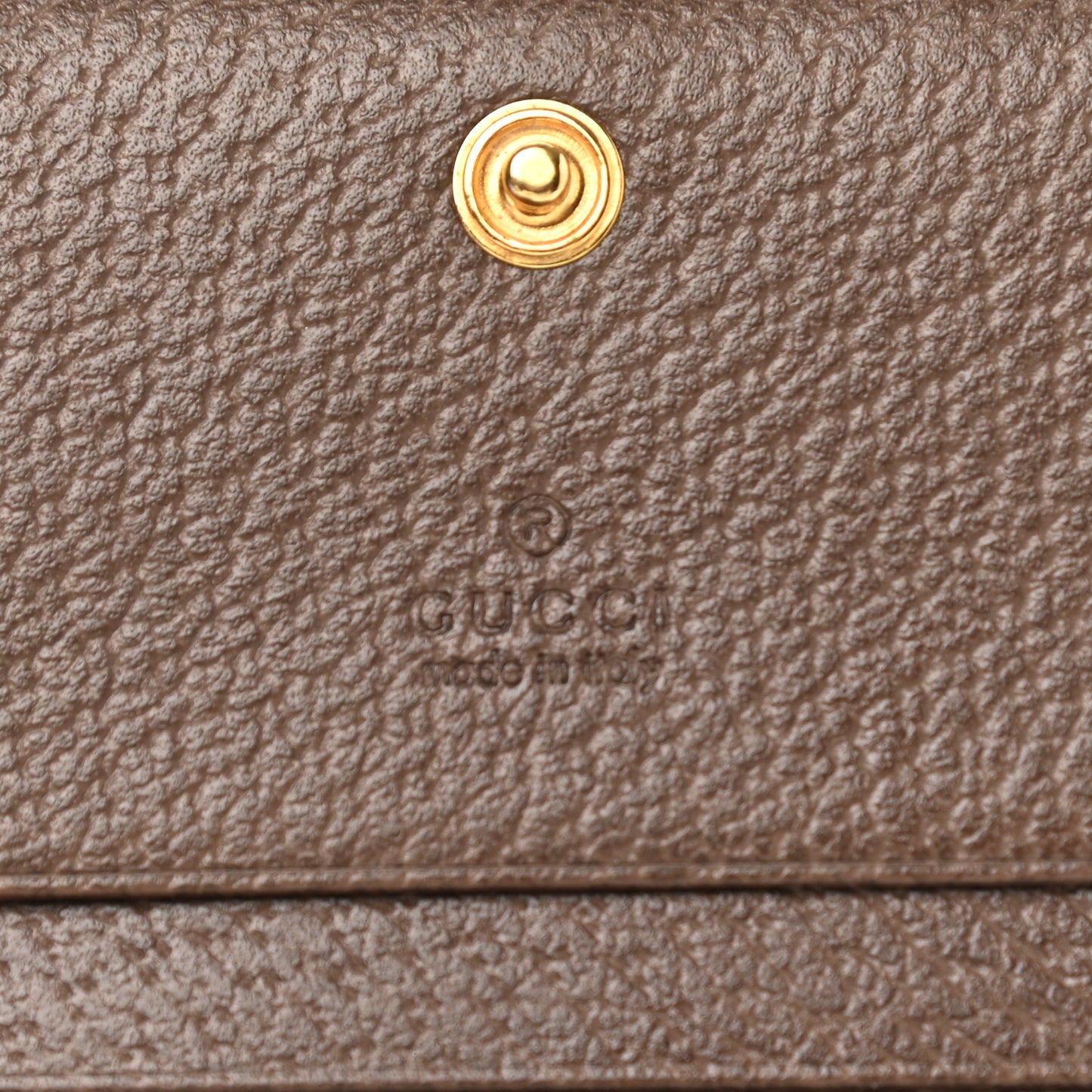 GG Supreme Monogram Web Ophidia Card Case Beige New Acero