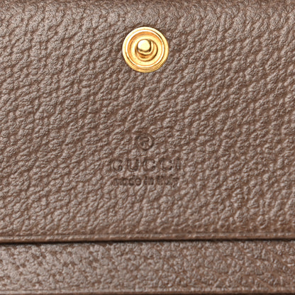 Gucci GG Supreme Monogram Web Ophidia Card Case Beige New Acero 7 of 9