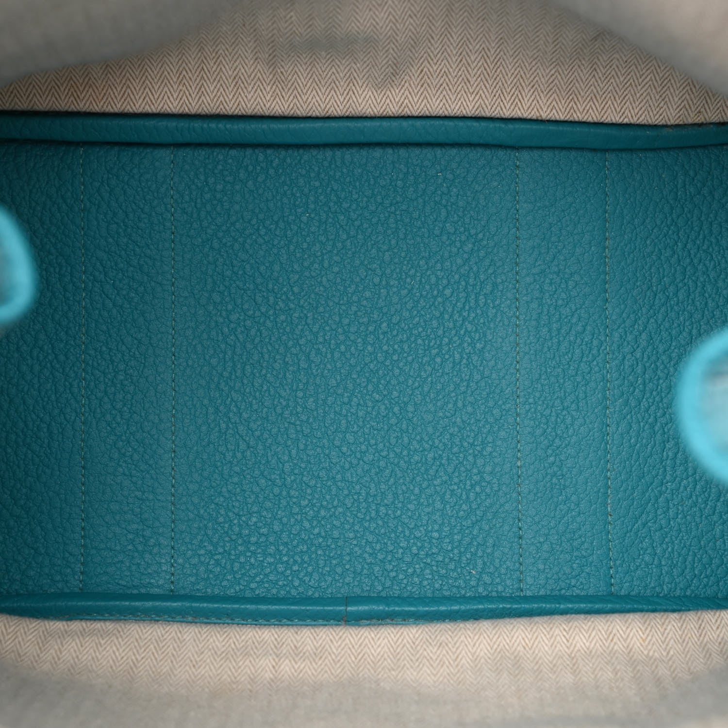 Hermes Vache Country Garden Party 36 MM Turquoise 4 of 16