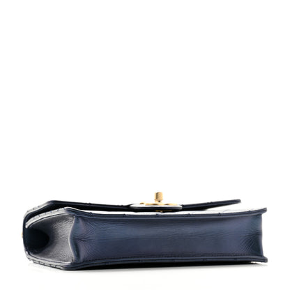 Chanel Iridescent Lambskin Quilted Small Chic Pearls Flap Blue 4 of 13