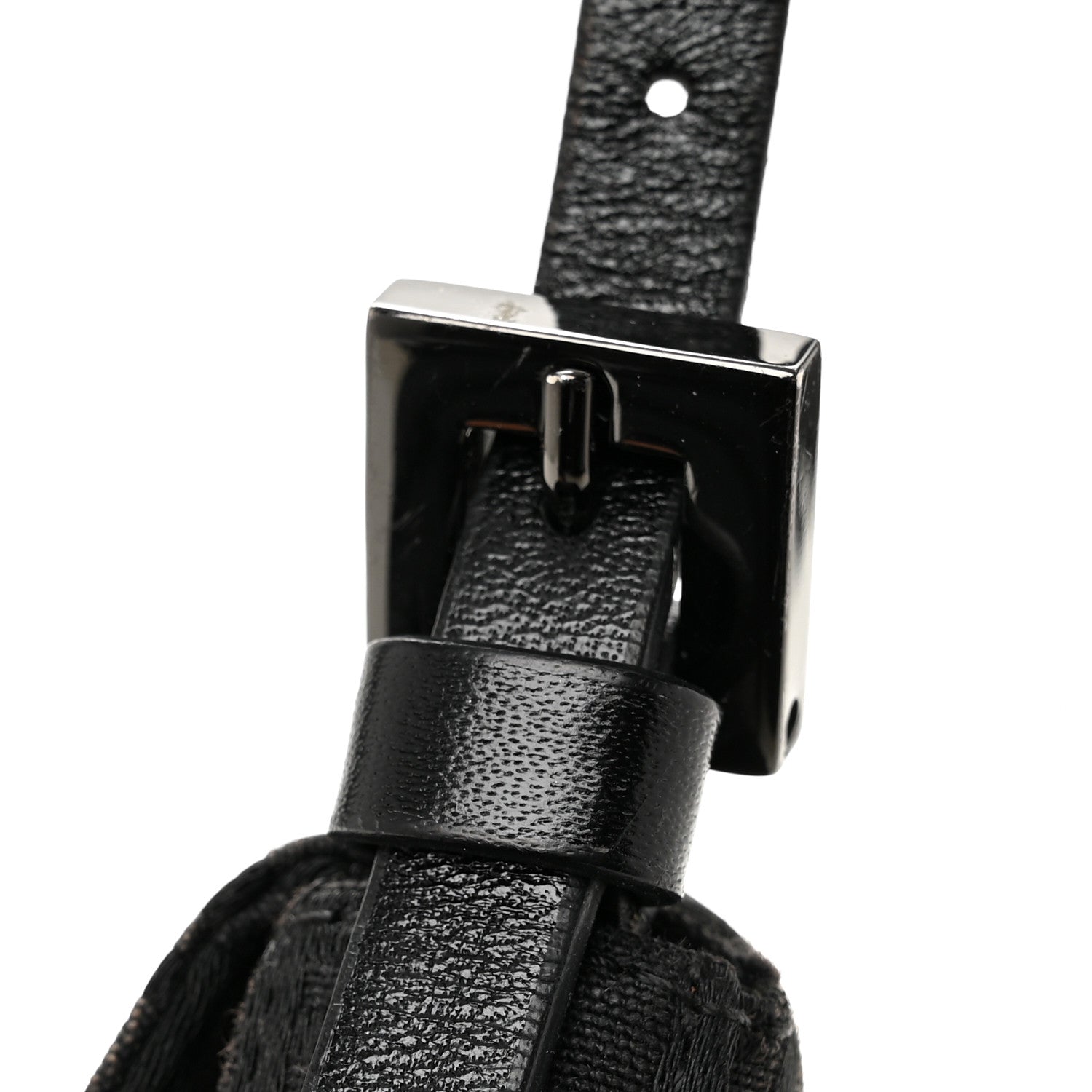 Fendi Zucchino Mini Baguette Black 14 of 15