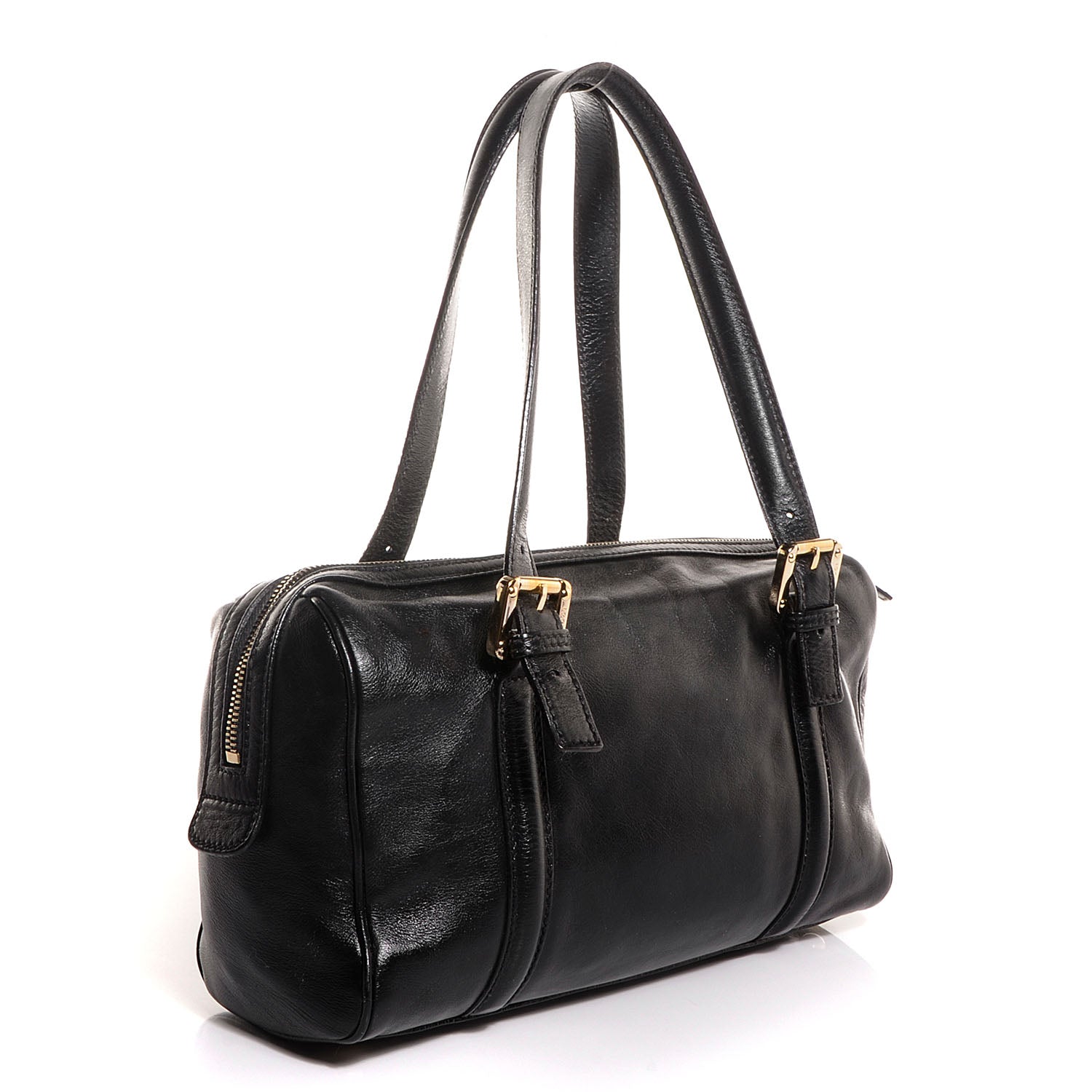 Gucci Leather Small Britt Boston Black 3 of 7
