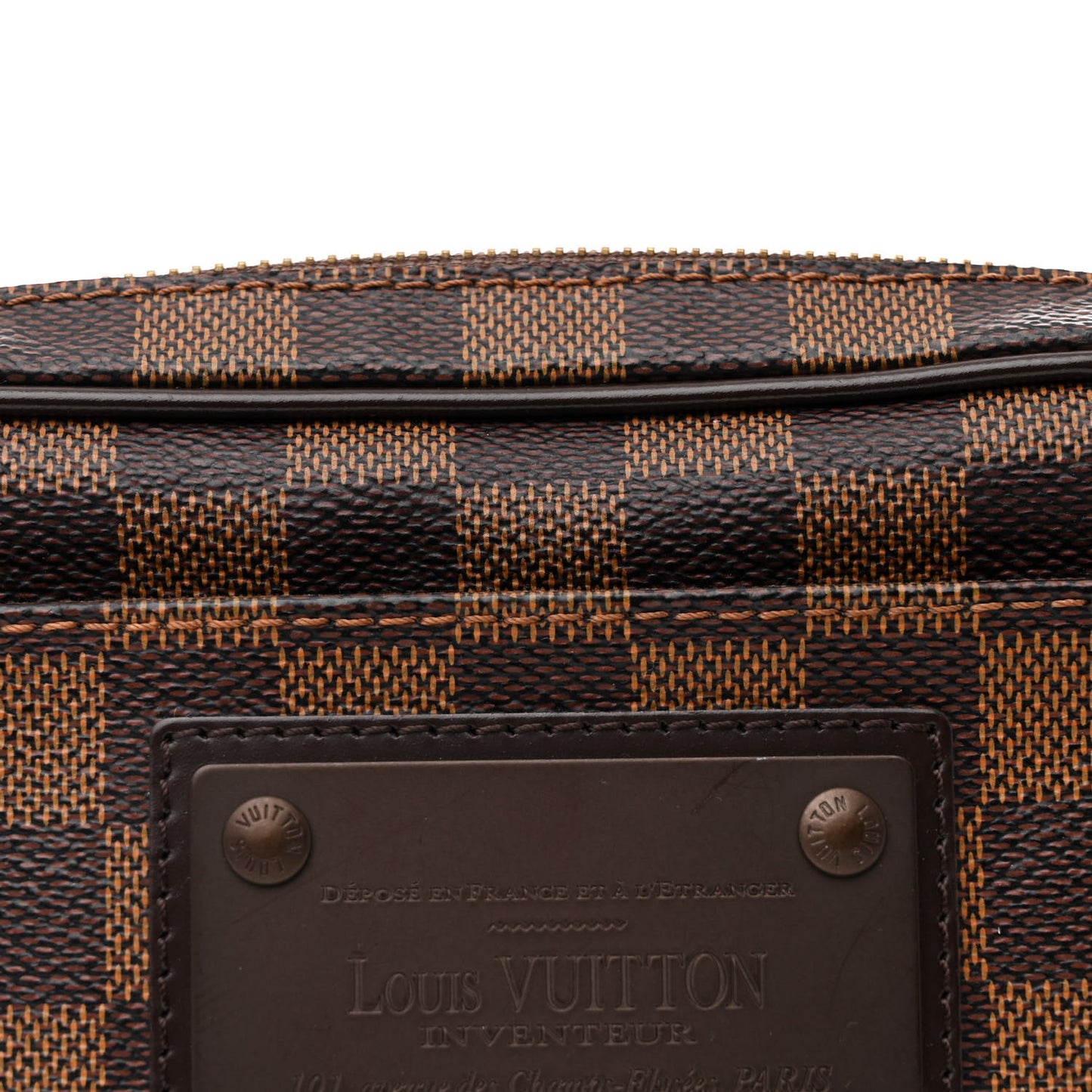 Damier Ebene Brooklyn Bum Bag