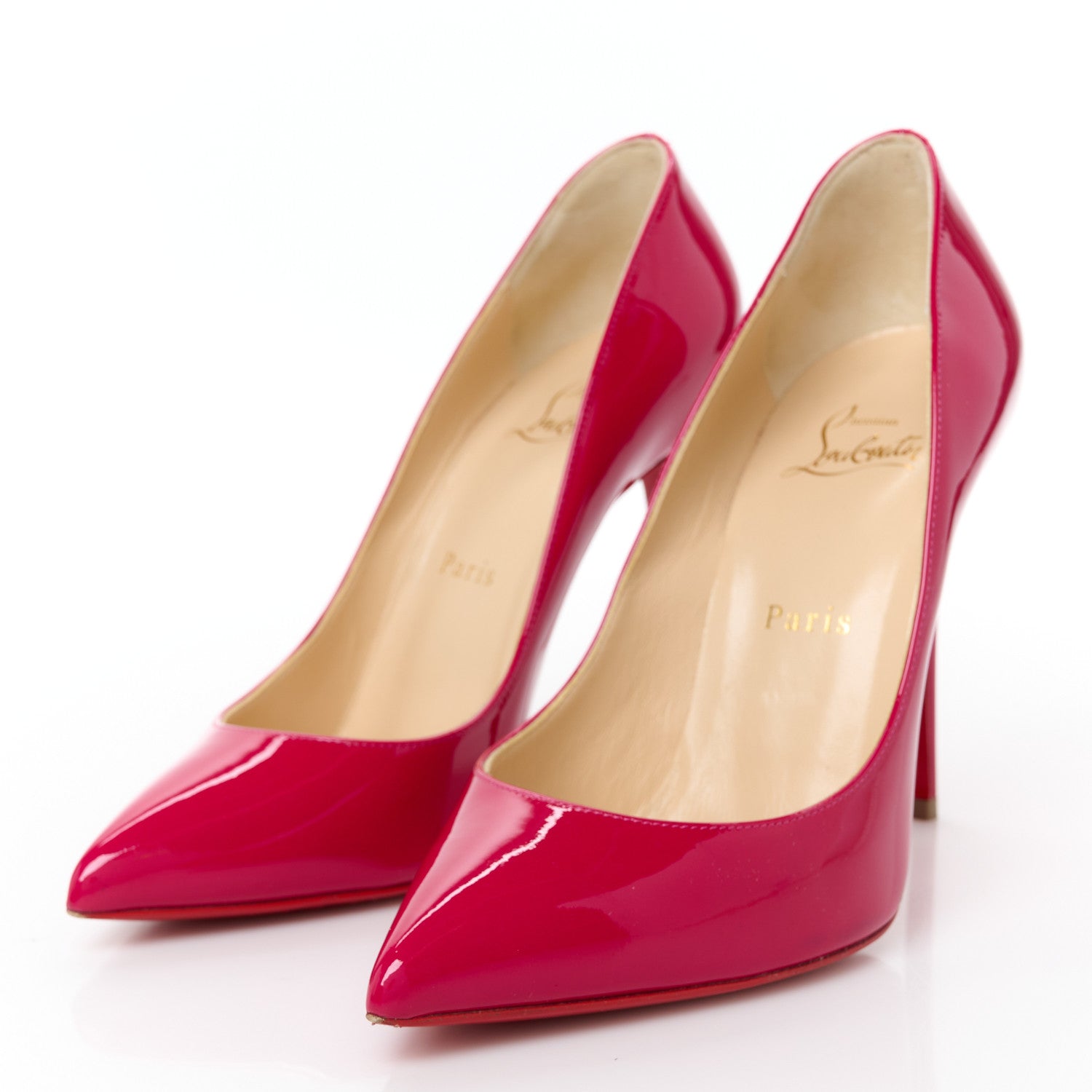 Christian Louboutin Patent So Kate 120 Pumps 38 Rosa 4 of 8