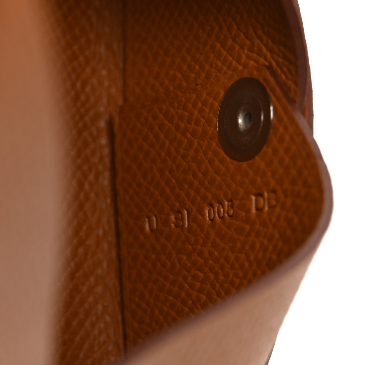 Epsom Calvi Card Case Gold