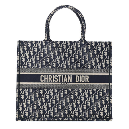 Christian Dior Oblique Book Tote Blue Multicolor 1 of 9