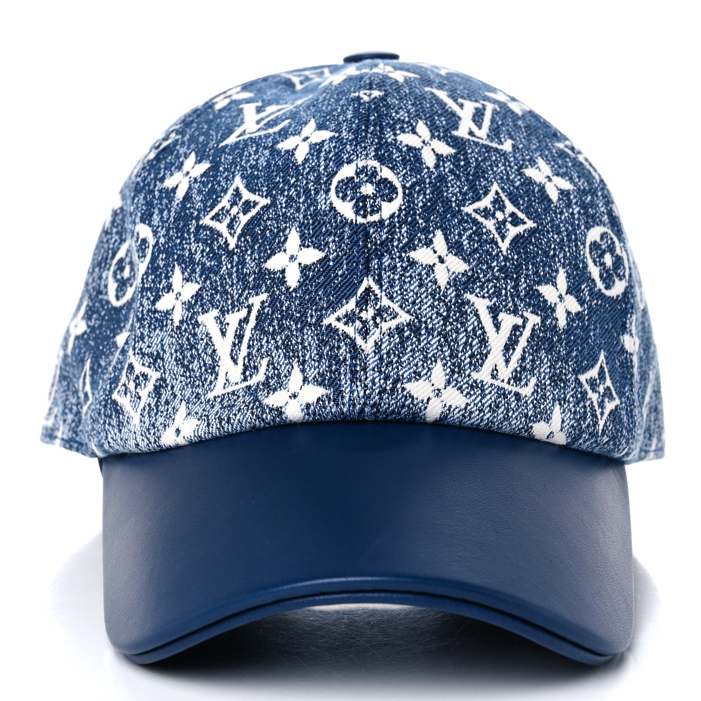 Monogram Jacquard Cap L Blue