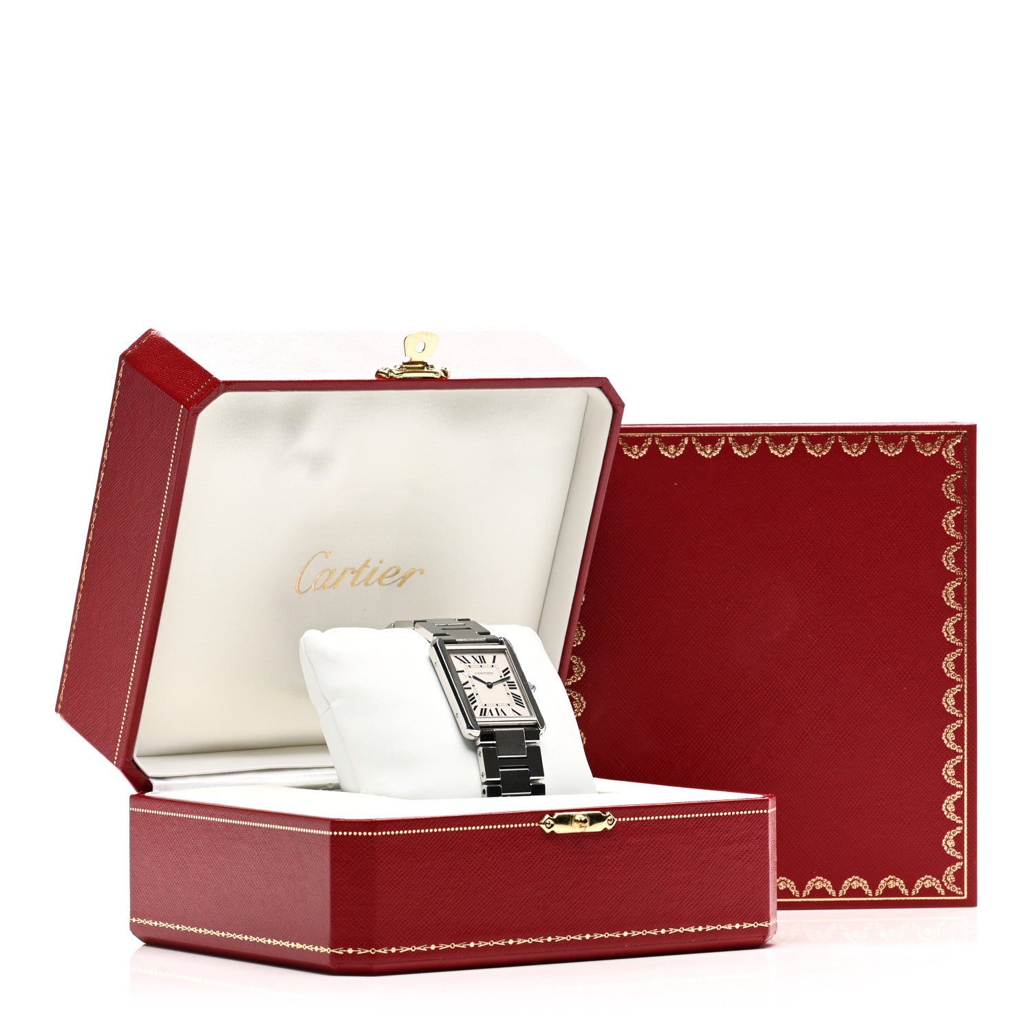 Cartier Stainless Steel 27mm Tank Solo Quartz Watch 5 of 5