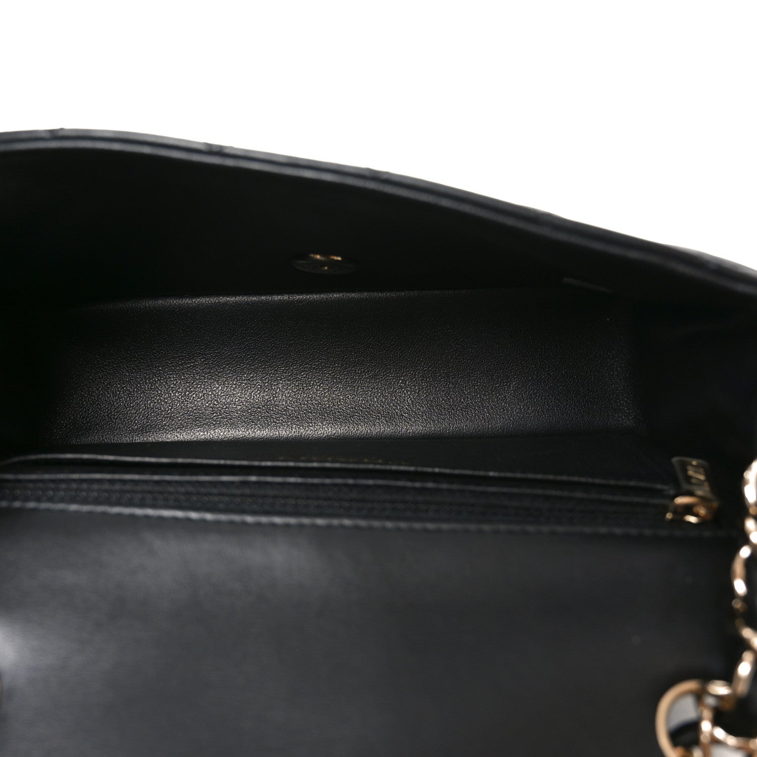 Chanel Lambskin Quilted Mini Rectangular Flap Black 5 of 11