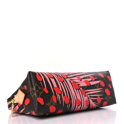 Louis Vuitton Monogram Jungle Dots Cosmetic Pouch Sugar Pink Poppy 4 of 9