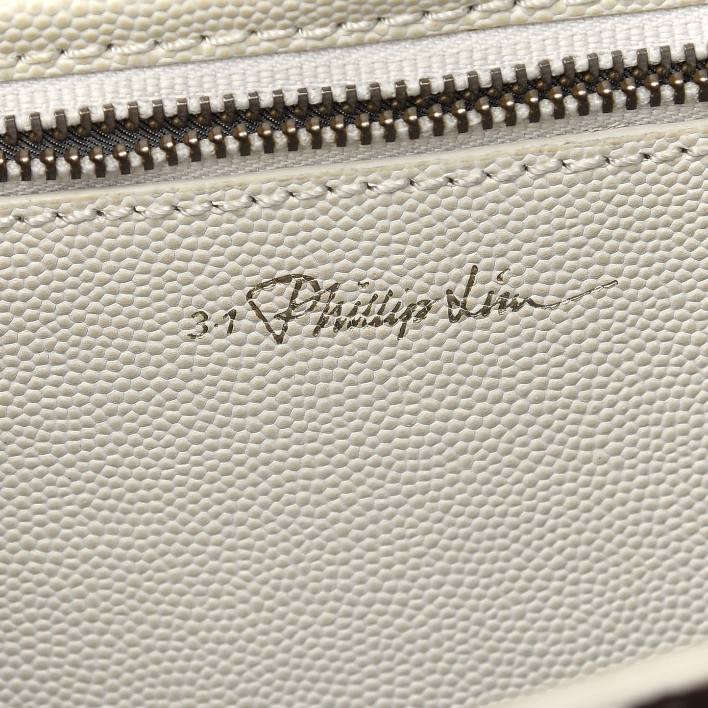 Calf Hair Polka Dot Mini Pashli Satchel White Black