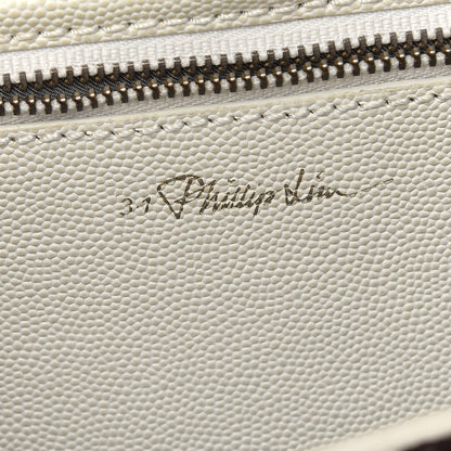 3.1 Phillip Lim Calf Hair Polka Dot Mini Pashli Satchel White Black 6 of 11