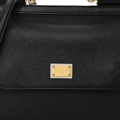 Dolce & Gabbana Dauphine Small Miss Sicily Satchel Black 8 of 20