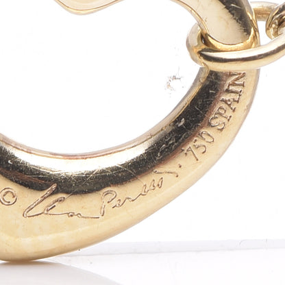 Tiffany 18K Yellow Gold Elsa Peretti 5 Open Heart Bracelet 7 of 7