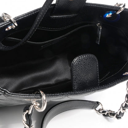 Chanel Caviar Petit Shopping Tote PST Black 6 of 8